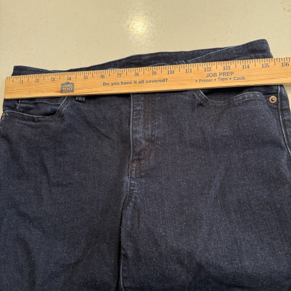 Duluth Trading Co Cropped Jeans Women's‎ Size 10 Blue Denim Pockets 30x22 - Picture 5 of 8